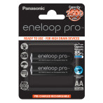 Panasonic Eneloop Pro Mignon oppladbare batterier AA 2500mAh (NiMH) 2pk