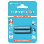 Panasonic Eneloop Lite oppladbare batterier AAA 550mAh (NiMH/DECT) 2pk