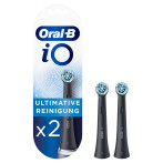 Oral-B iO Ultimate Cleaning Børstehoder t/Elektrisk tannbørste (2pk) Svart