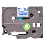 Brother TZe-243 etiketttape - 8m (18mm) blå/hvit
