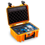 B&W 3000 Drone Transport Case t/DJI Mavic Air 2/Air 2S (365x295x170mm) Oransje