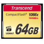 Transcend CompactFlash-kort 64 GB (1000x)