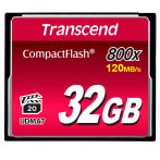 Transcend CompactFlash-kort 32 GB (800x)