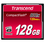 Transcend CompactFlash-kort 128 GB (800x)
