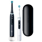Oral-B iO 5 Duo Elektrisk tannbørste (Sort/Hvit) 2pk