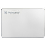 Transcend StoreJet 25C3 Ekstern HDD-harddisk 1TB (USB-C) 2,5tm - Sølv