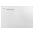 Transcend StoreJet 25C3 Ekstern HDD-harddisk 2TB (USB-C) 2,5tm - Sølv