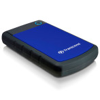 Transcend StoreJet 25H3 ekstern HDD-harddisk 2TB (USB-C) 2,5tm - blå