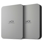 LaCie Mobile Drive Ekstern HDD-harddisk 4TB (USB-C) Moon Silver