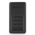 Verbatim Store n Go ekstern SSD-harddisk m/tastatur 256 GB (USB-C)