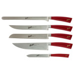 Berkel Elegance Red Chef Knive Set (5pk)