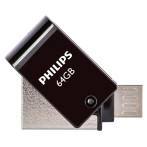 Philips 2-i-1 USB 2.0-nøkkel 64 GB OTG (USB 2.0/Micro-USB)