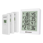 Bresser Temeo Hygrometer (temperatur/fuktighet) Hvit