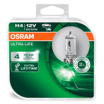 Osram Ultra Life H4 Bulb t/Billykt (60/55W) 2pk