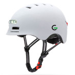 GoRunner LED-hjelm (størrelse S) Hvit
