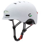 GoRunner LED-hjelm (Størrelse M) Hvit