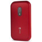 Doro 6041 fliptelefon med tastatur - DualSIM (Bluetooth) Rød