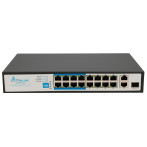 Extralink VIRTUS Network Switch 16 porter - 10/100/1000 (150W)