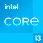 Intel Core i3 12100 Gen. 12 CPU - 3,3 GHz 4 kjerner - Intel LGA 1700