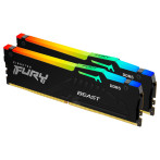Kingston Fury Beast RGB CL40 16GB - 5600MHz - RAM DDR5-sett (2x 8GB)