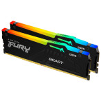Kingston Fury Beast RGB CL40 16GB - 6000MHz - RAM DDR5-sett (2x 8GB)