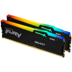 Kingston Fury Beast CL40 RGB 64GB - 5600MHz - RAM DDR5-sett (2x32GB)