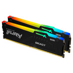 Kingston Fury Beast RGB CL36 64GB - 6000MHz - RAM DDR5-sett (2x 32GB)