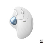 Logitech Ergo M575 Trackball trådløs mus (Bluetooth/2,4GHz) Hvit