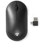 Nedis trådløs mus med 3 knapper 1200DPI (USB-C/USB-A)