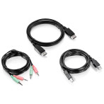 TRENDnet kabelpakke (USB-A til USB-B/3,5 mm til 3,5 mm/skjermport til displayport) 3pk
