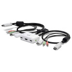TRENDnet TK 215i KVM/Audio Switch m/kabel (2 porter)