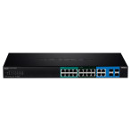 TRENDnet TPE 204US Network Switch 20 porter - 10/100/1000 (PoE+)