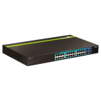 TRENDnet TPE TPE-2840WS 2 Web Network Switch 28 porter - 10/100/1000 (PoE+)