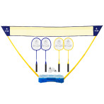 SportMe Easy Up Badmintonsett m/2x Shuttlecocks/Nett (4pk)