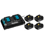 Makita Energy Kit Batteri + Lader 5,0 Ah (18V) 4pk