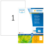 Herma resirkulert etikett - 80 stk (210x297 mm)