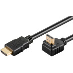 Goobay High Speed HDMI-kabel m/90 grader - 1m
