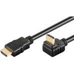 Goobay høyhastighets vinklet HDMI-kabel med Ethernet (0,5 m)