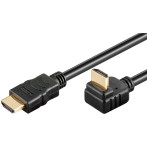 Goobay høyhastighets vinklet HDMI-kabel med Ethernet (3m)