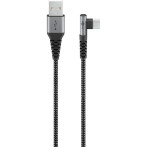 Goobay vinklet USB-C-kabel 60W - 0,5 m (USB-C/USB-A)