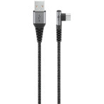 Goobay vinklet USB-C-kabel 60W - 1m (USB-C/USB-A)