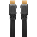 Goobay High Speed HDMI-kabel m/Ethernet - Flat (1,5 m)