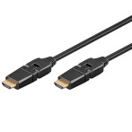 Goobay Ultra High Speed roterbar HDMI-kabel med Ethernet (1,5 m)