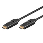 Goobay Ultra High Speed roterbar HDMI-kabel m/Ethernet (2m)