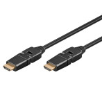 Goobay Ultra High Speed roterbar HDMI-kabel med Ethernet (3m)