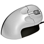 BakkerElkhuizen Grip Mouse (USB) Svart/Sølv