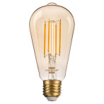 Brennenstuhl LED WiFi filamentpære Edison E27 - 4,9W (2200K)