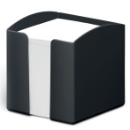 Slitesterk ECO Cube padholder m/800 ark (93x93mm) Sort