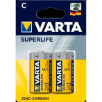 C batterier Zink - Varta Superlife 2 stk.