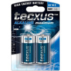 C batterier Alkaline - Tecxus 2 stk